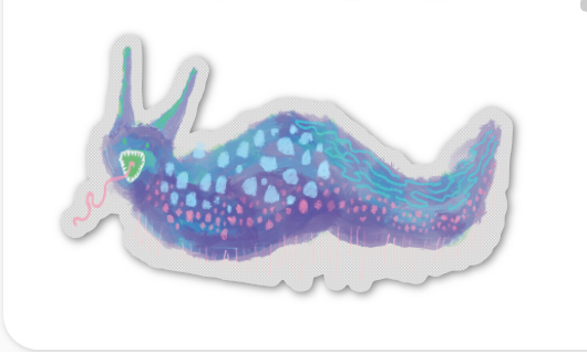 Nudibranch Sticker