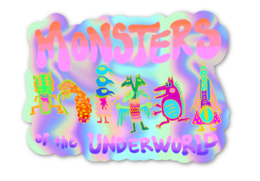 Monsters of the Underworld Sticker