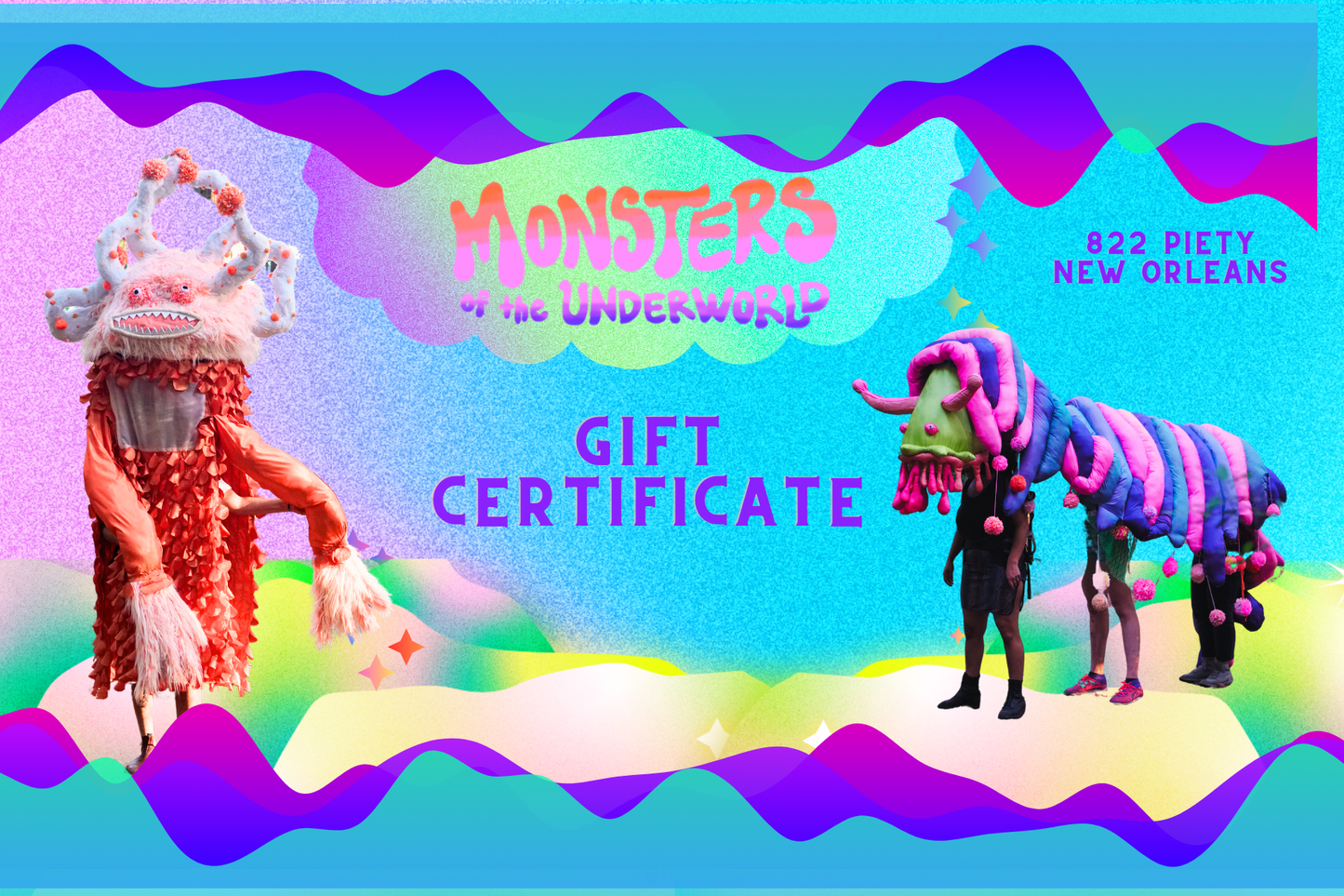 Monsters of the Underworld Gift Card!