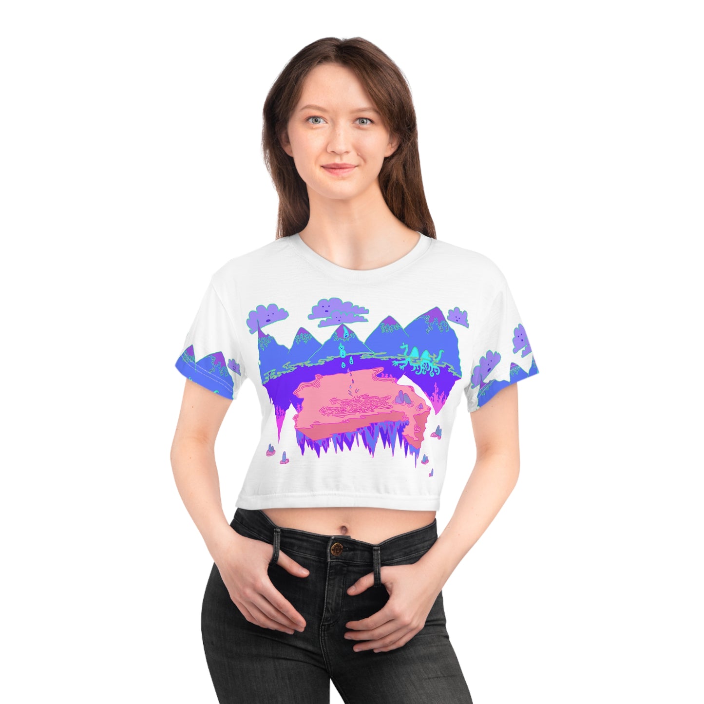 Lochness Monster Crop Tee