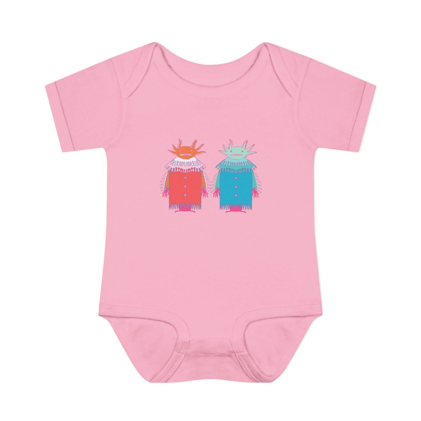 Axolotl Love Baby Onesie