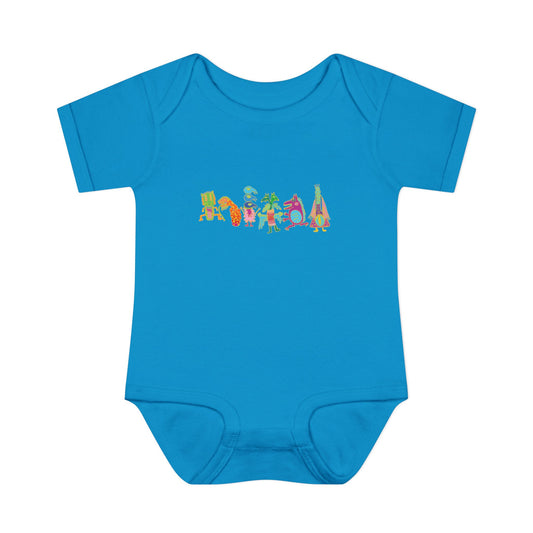 Monster Parade Baby Onesie