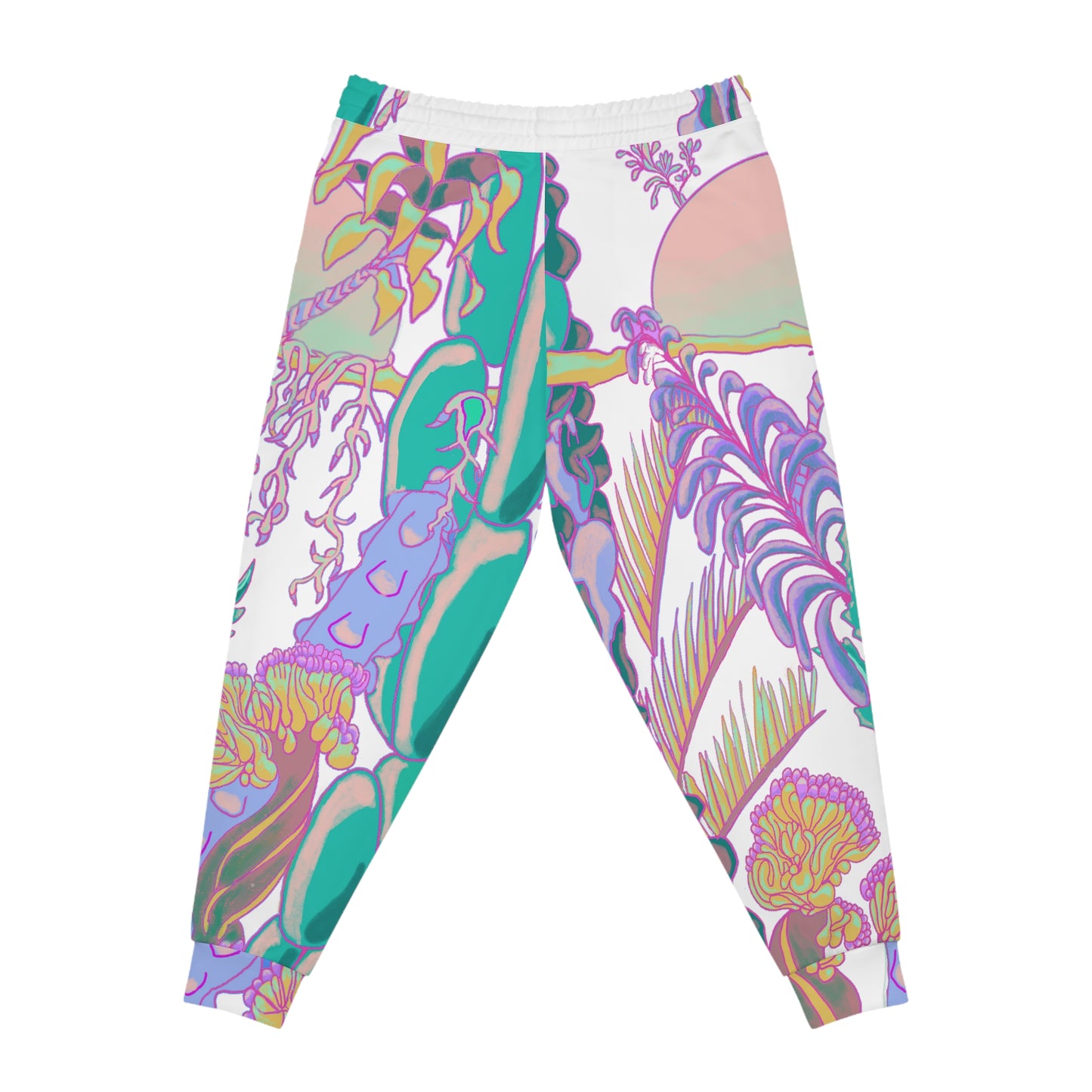 Cactus Garden Dream Athletic Joggers