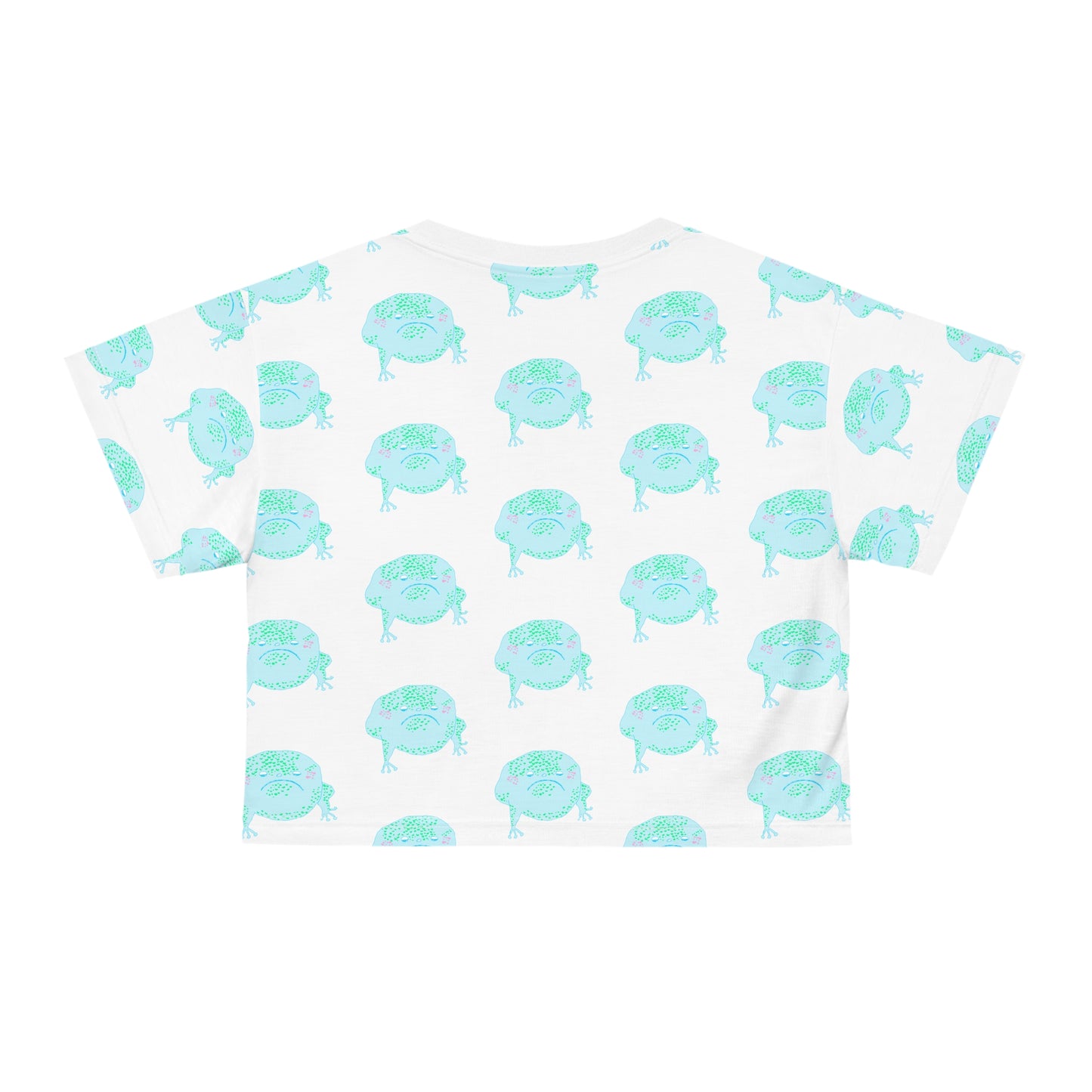 Grumpy Frog Crop Tee