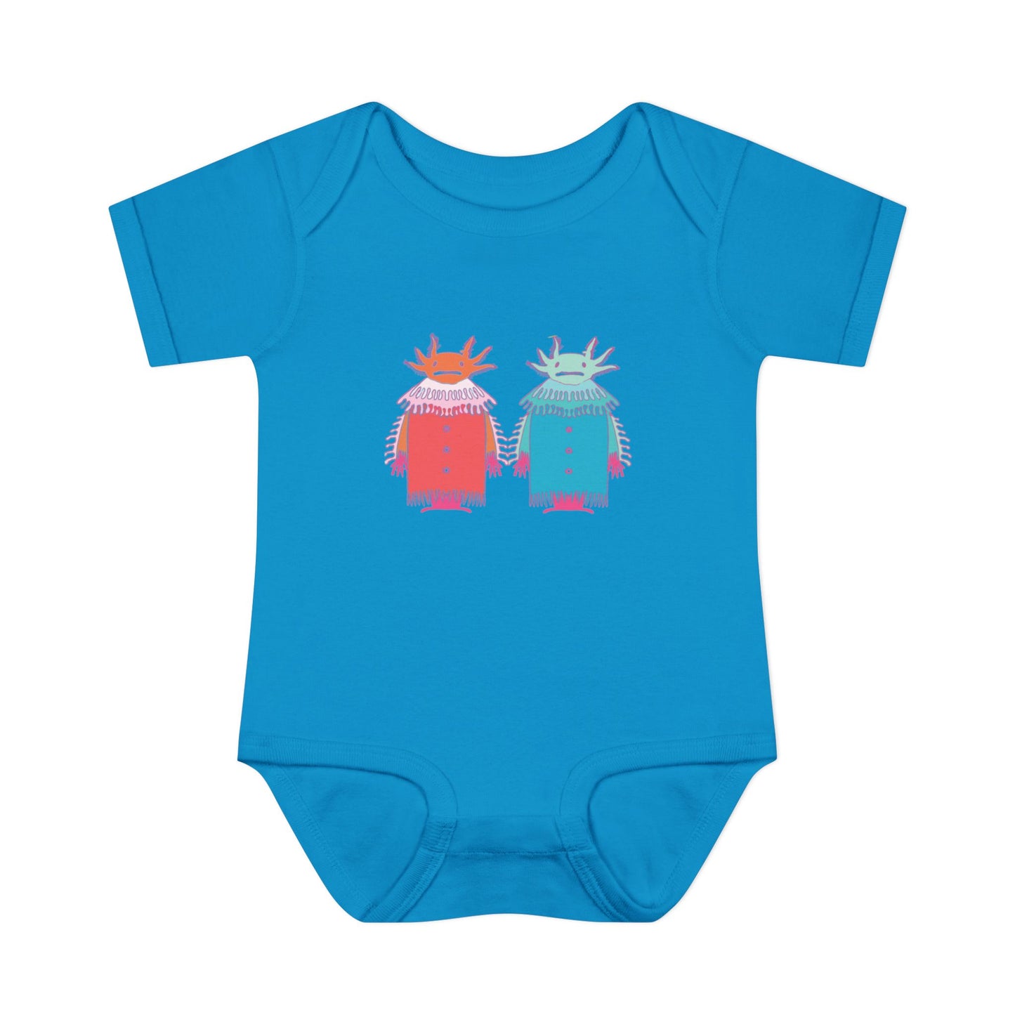 Axolotl Love Baby Onesie