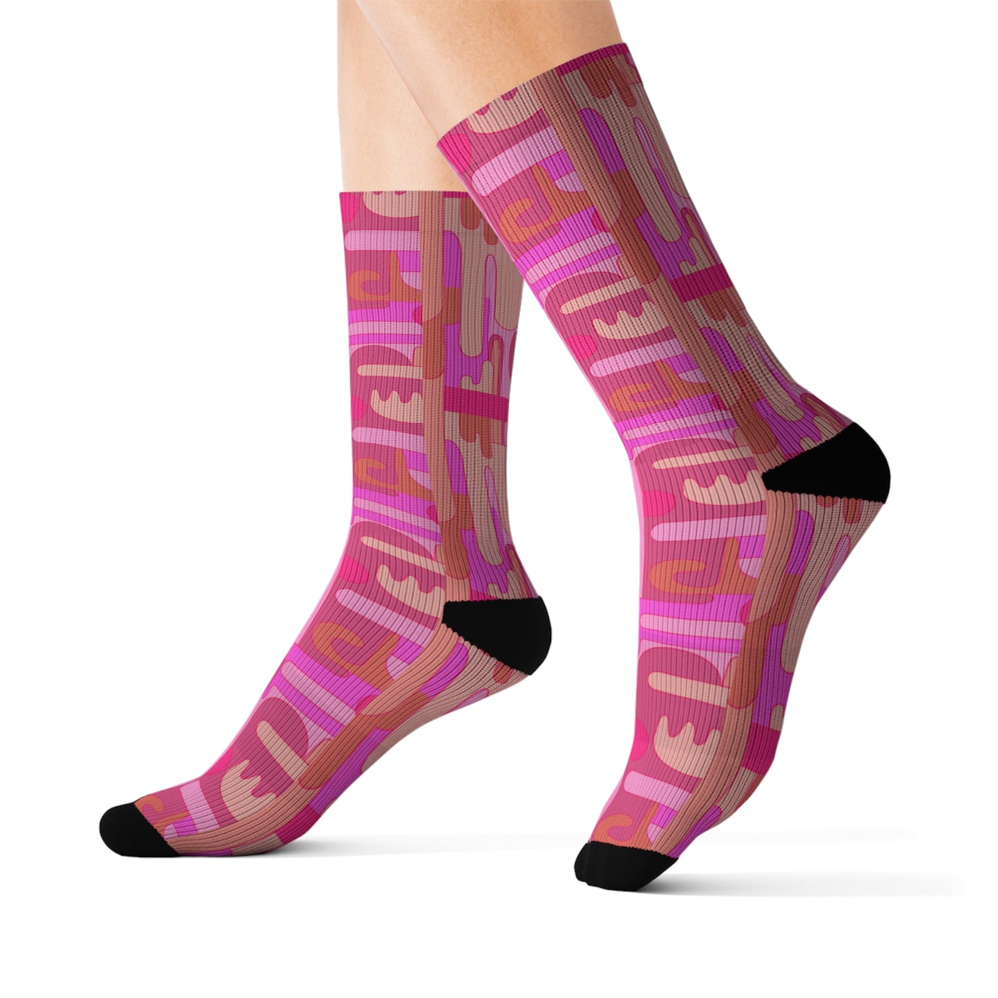 Pink Maximalist Style Socks