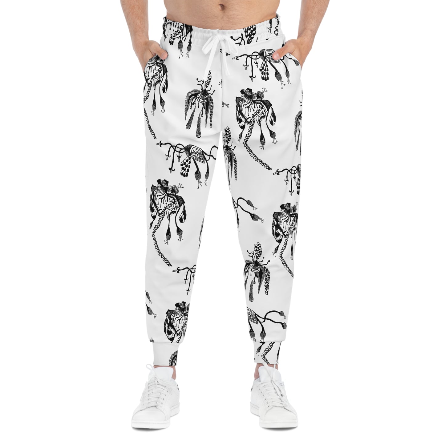 Surreal Flower Athletic Joggers