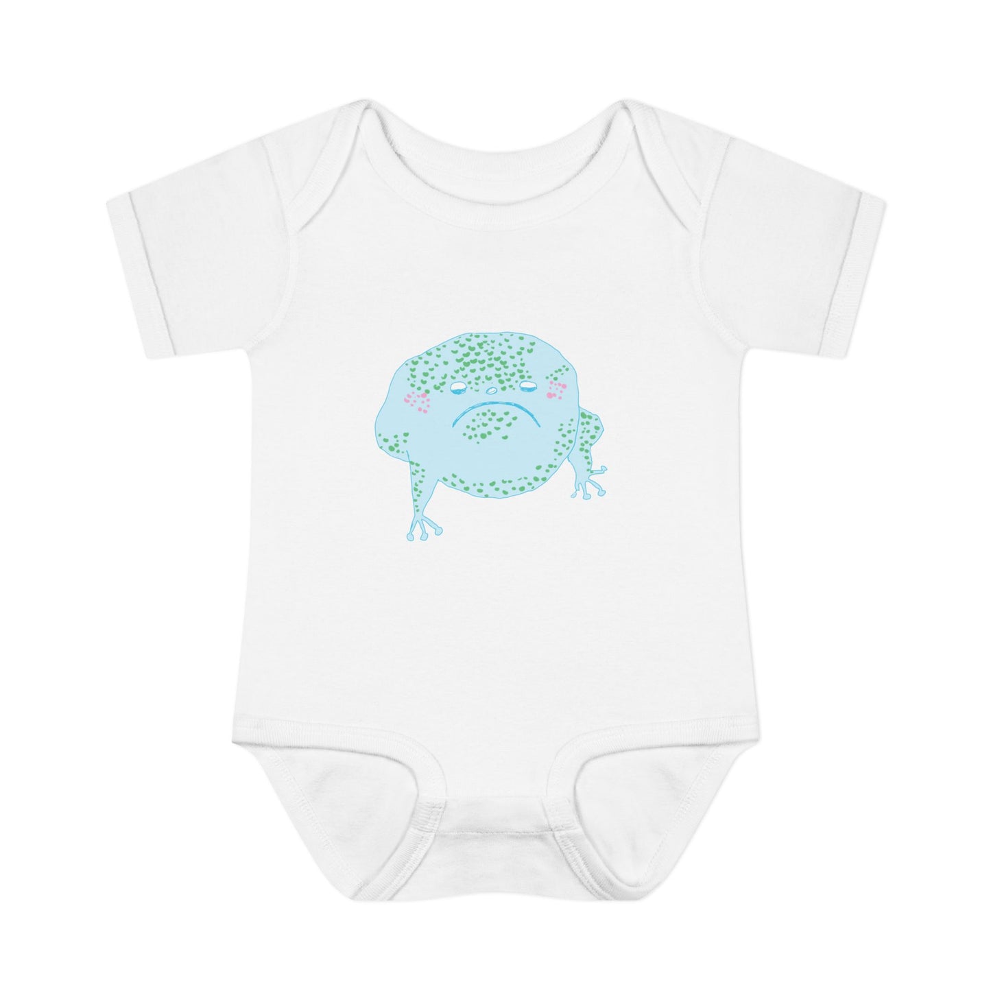 Grumpy Frog Baby Onesie