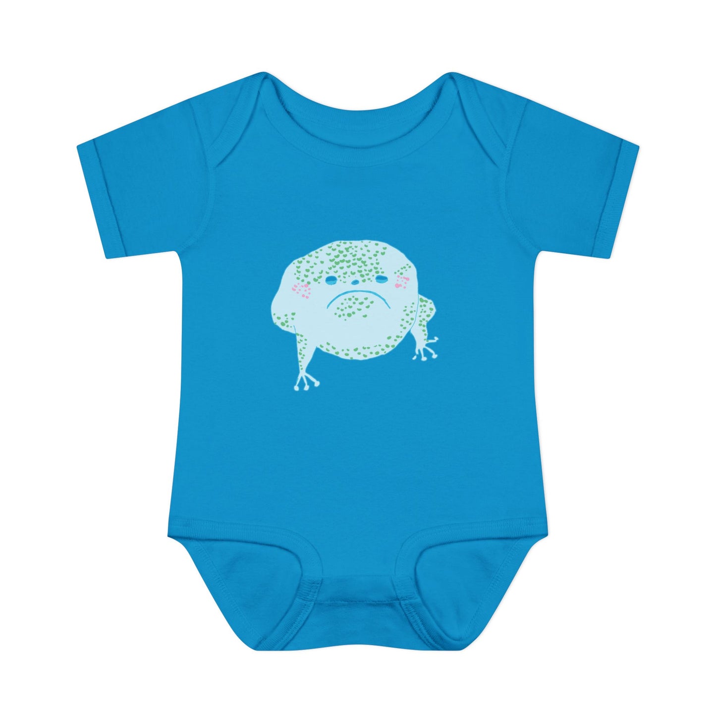Grumpy Frog Baby Onesie
