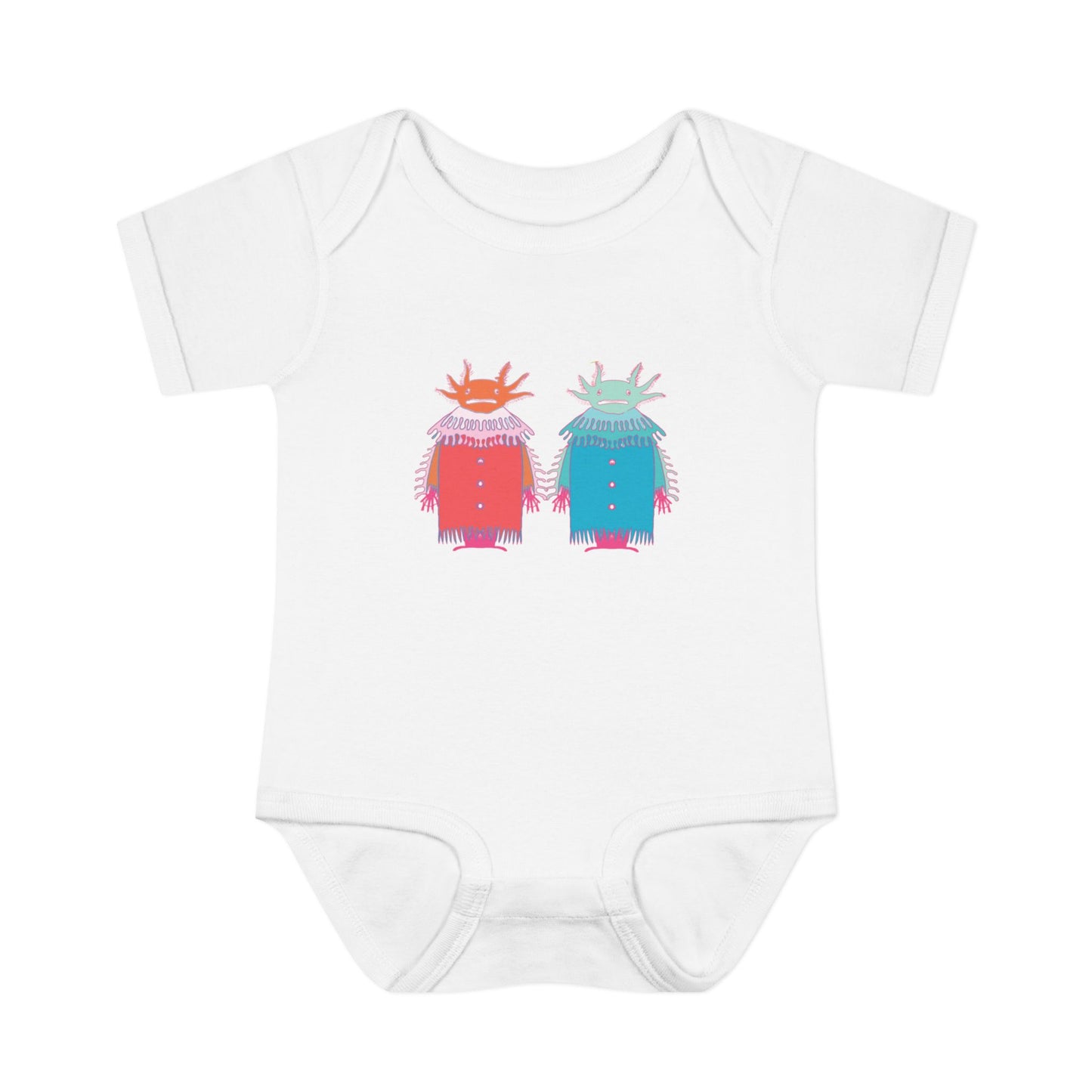 Axolotl Love Baby Onesie