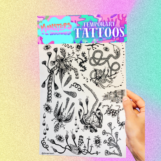 Temporary Tattoo Sheet