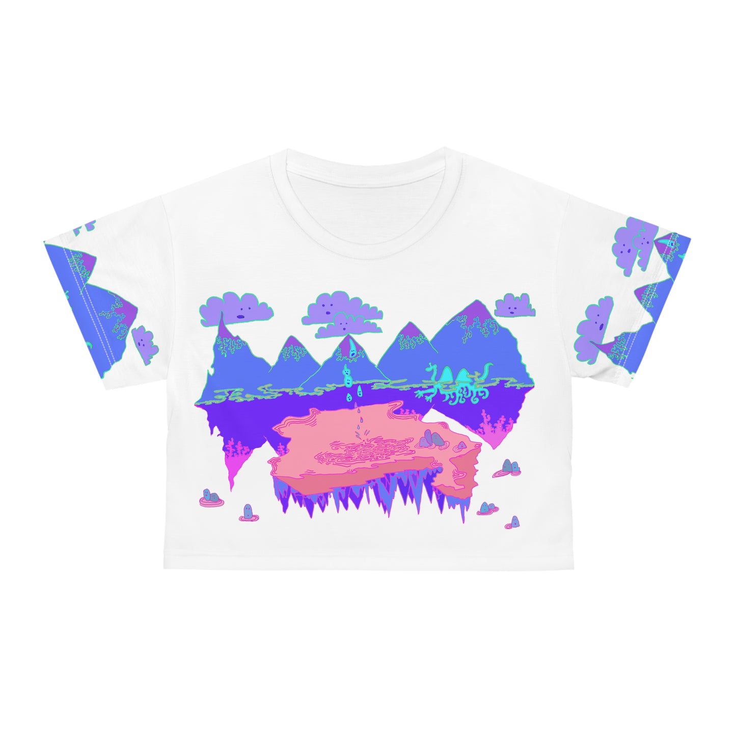 Lochness Monster Crop Tee