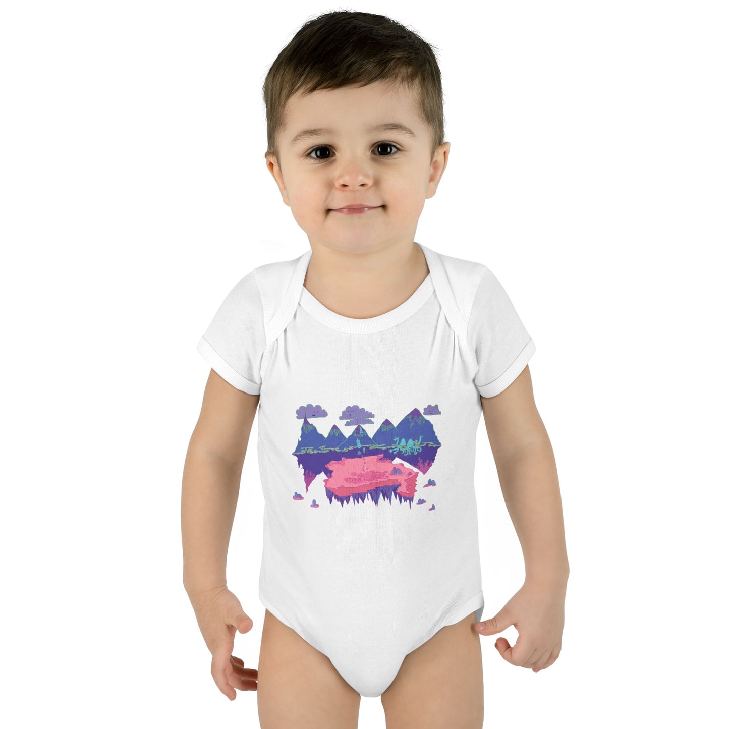 Lochness Gumdrop Lake Baby Onesie