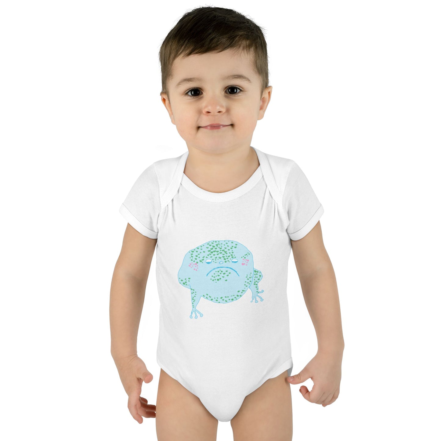 Grumpy Frog Baby Onesie