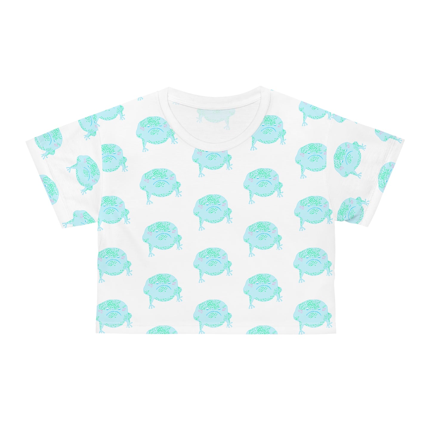 Grumpy Frog Crop Tee