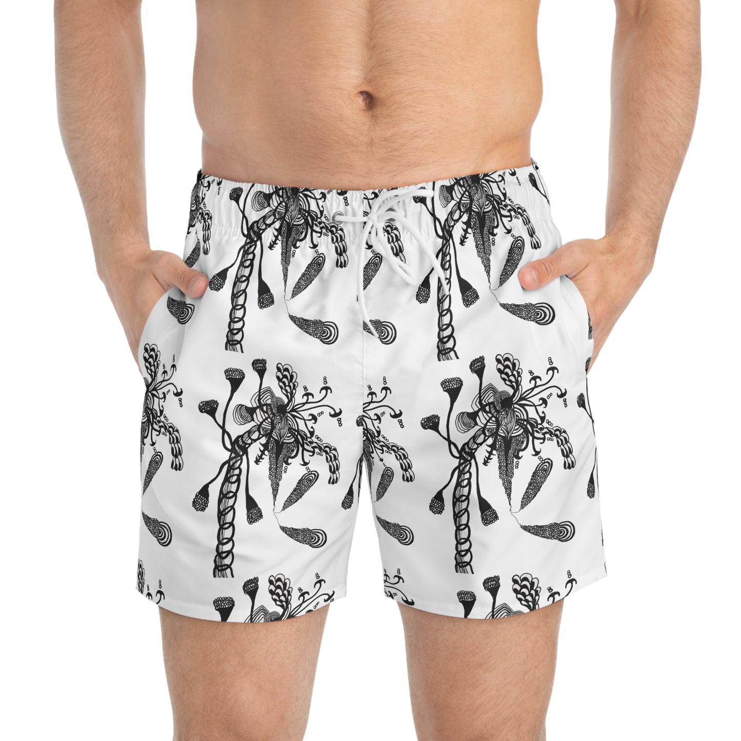 Surreal Flower Swim Trunks