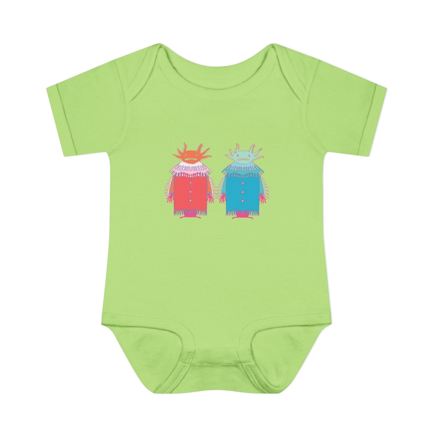 Axolotl Love Baby Onesie
