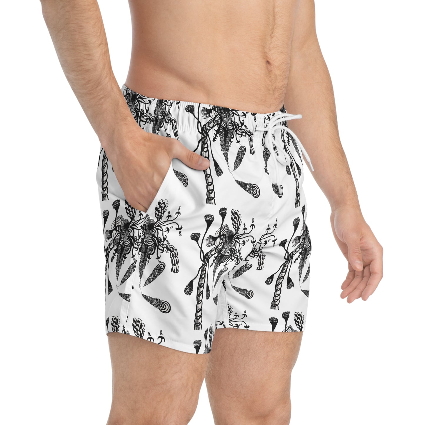 Surreal Flower Swim Trunks