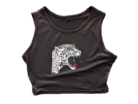 7 Eyed Jaguar Crop Top