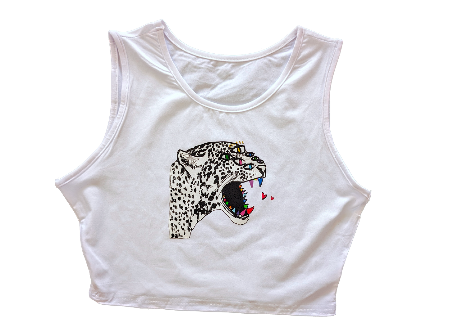 7 Eyed Jaguar Crop Top