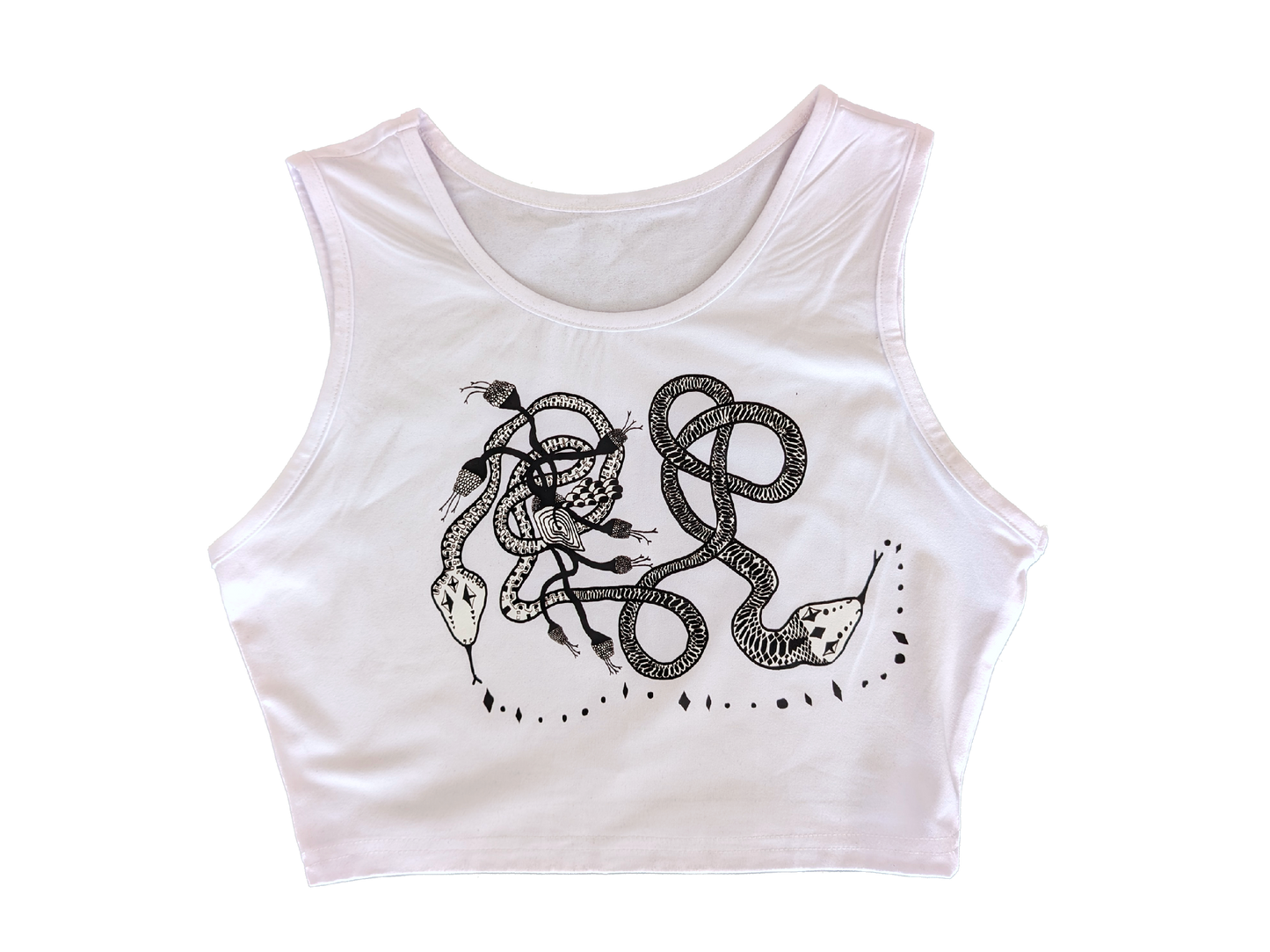 Snek y Snek Crop Top