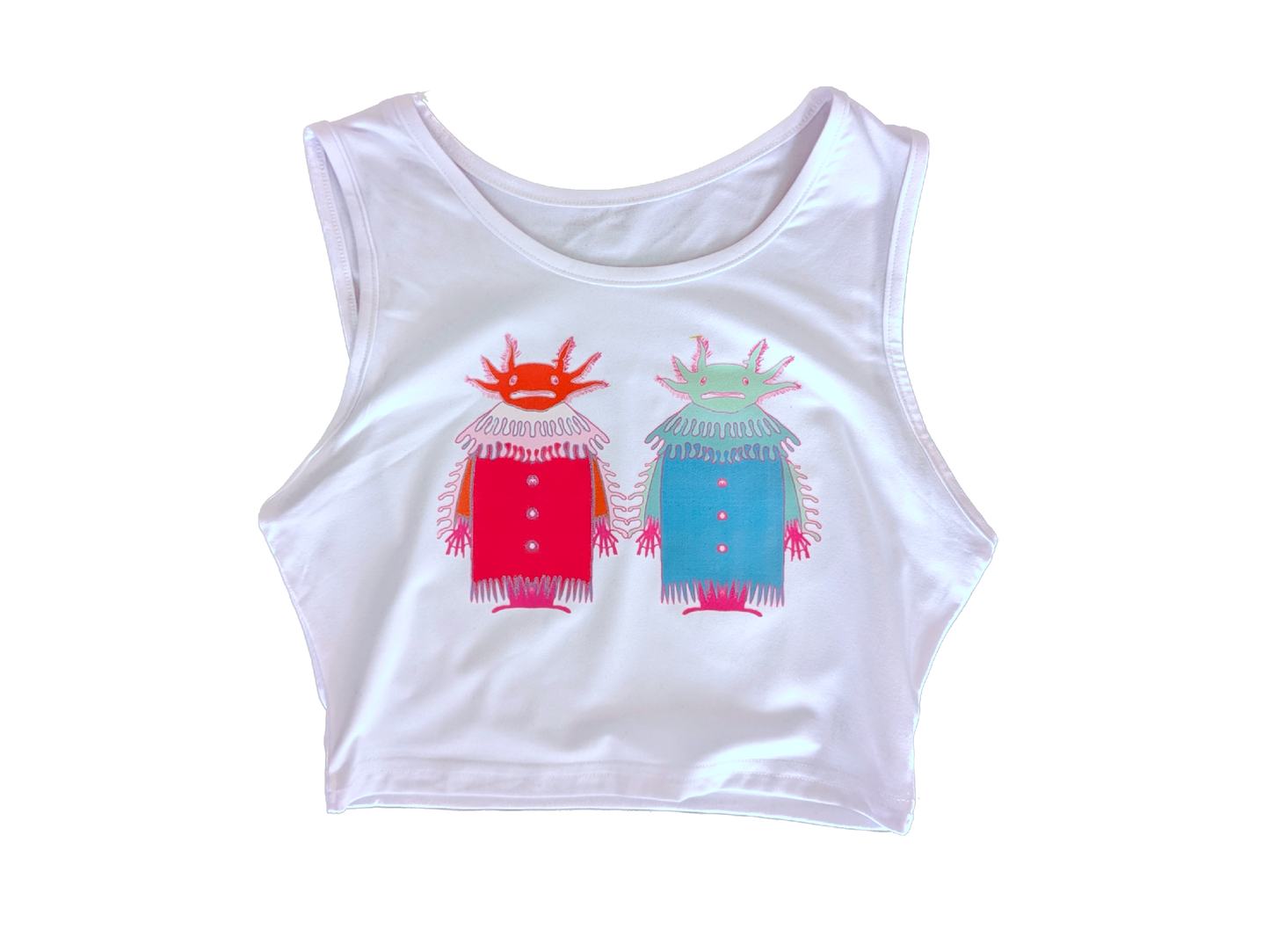 Axolotl Love Crop Top