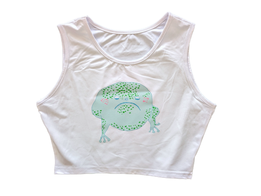 Grumpy Frog Crop Top