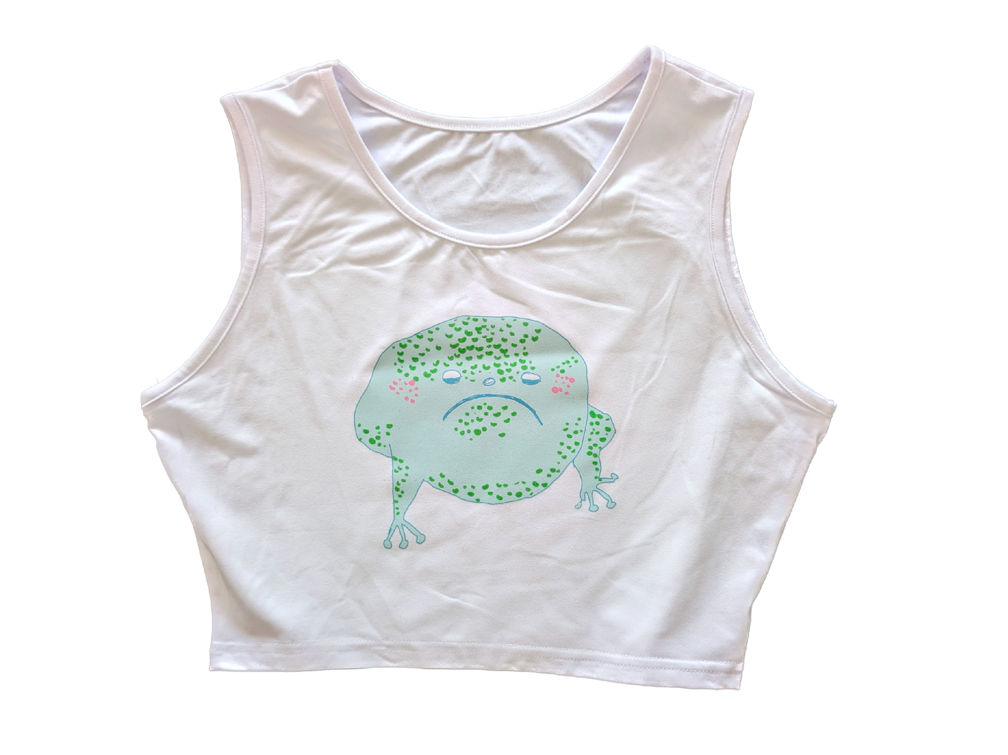 Grumpy Frog Crop Top