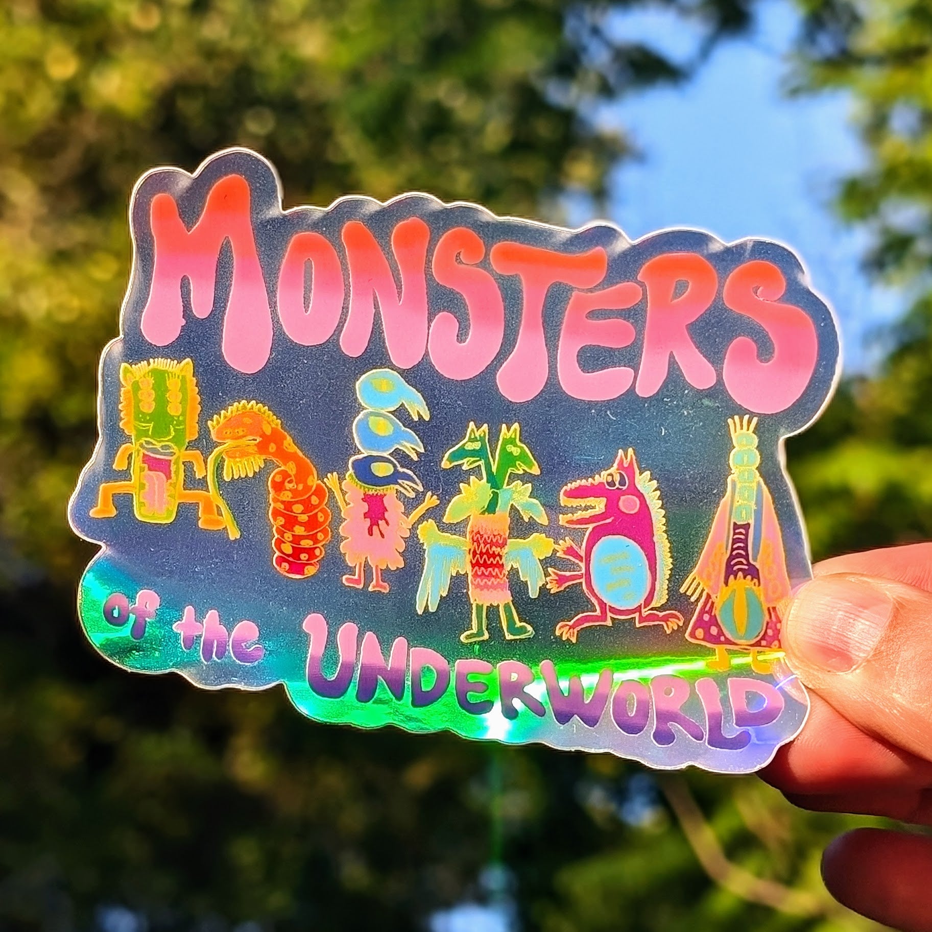 monsters of the underworld Monsters of the Underworld Sticker