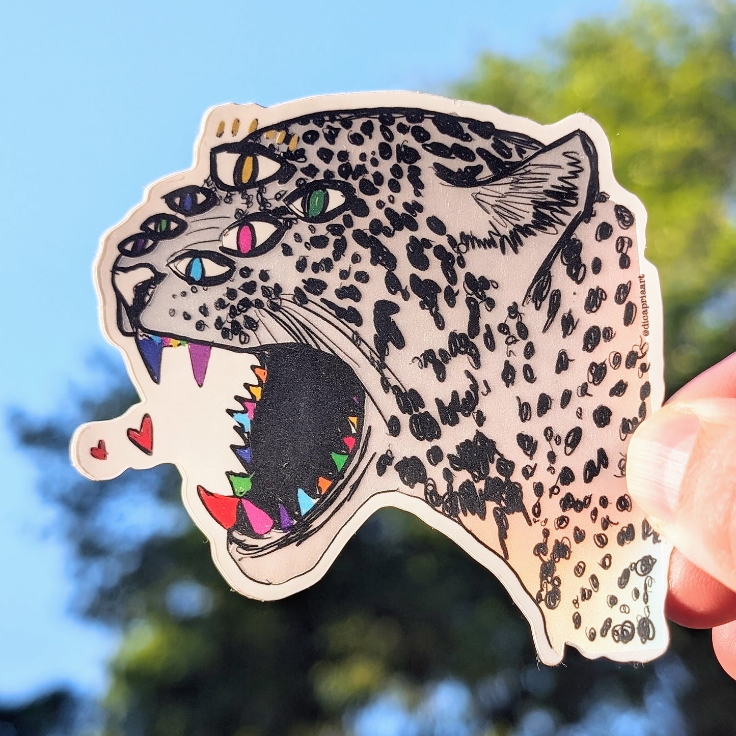 7 Eyed Jaguar Sticker