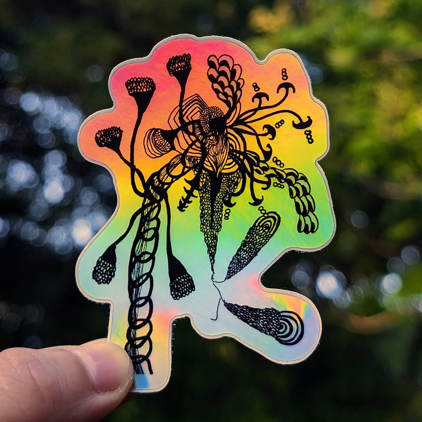 Wonderland Flower Sticker